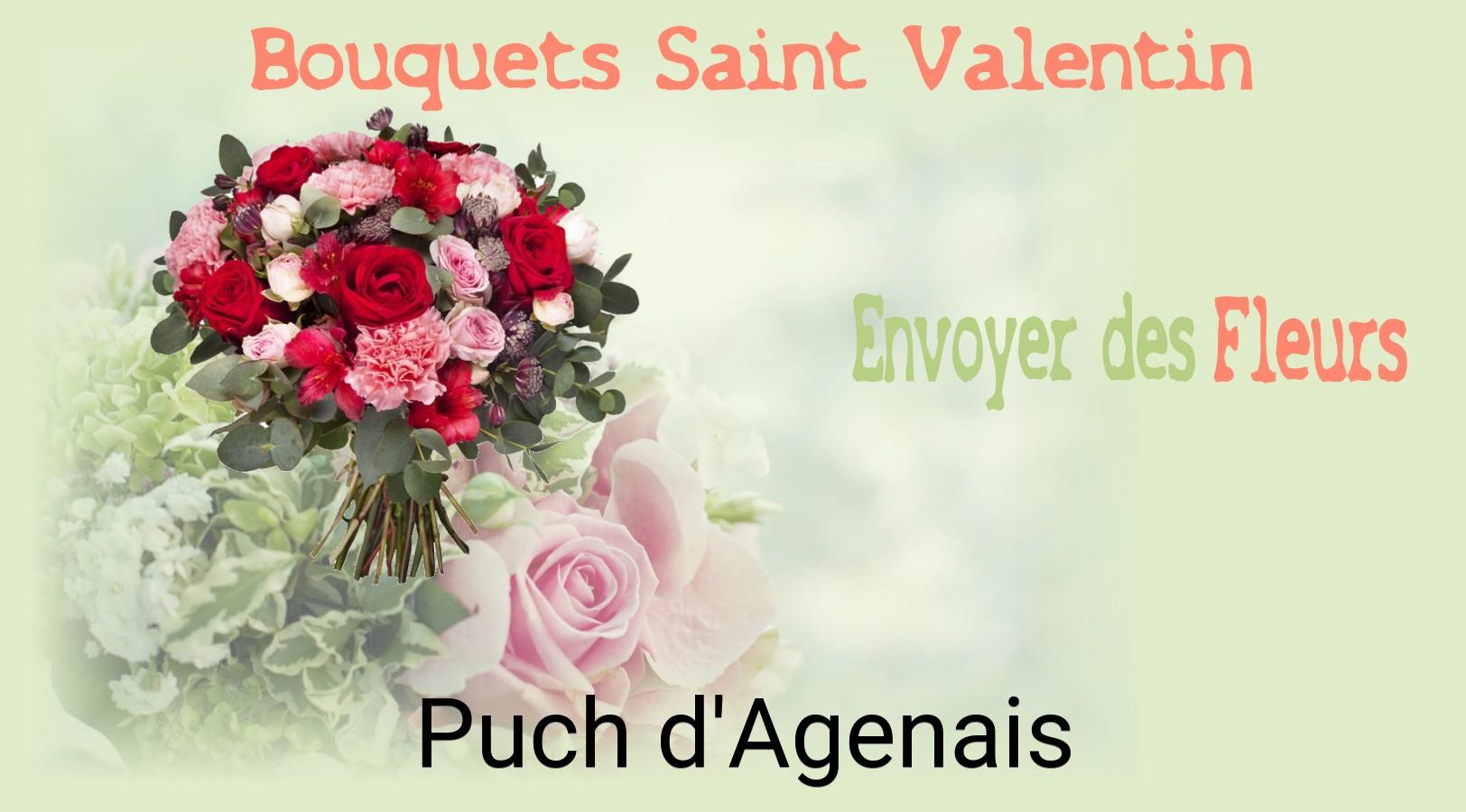 Roses de Saint-Valentin livrées à Puch-d'Agenais